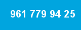961 779 94 25 961 779 94 25